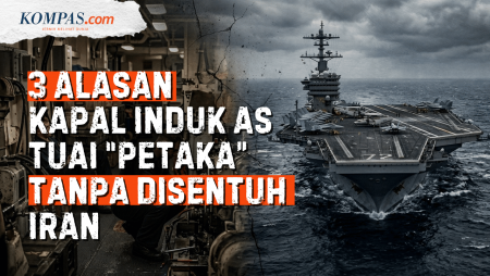 Rahasia Kapal Induk AS "Hancur" Tanpa Disentuh Iran, Jumawa Trump Berubah Tragedi