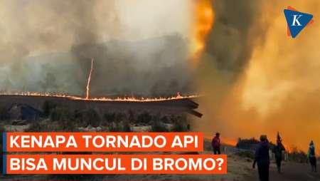 Penjelasan BMKG soal Tornado Api di Bromo