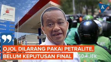 Bahlil Sebut Larangan Ojol Pakai Pertalite Belum Final