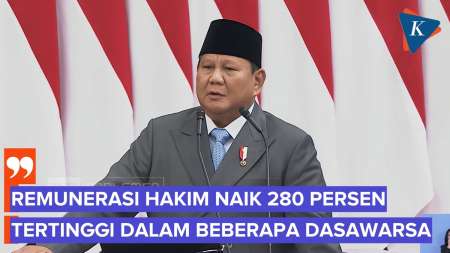 Prabowo Pamer Remunerasi Hakim, Gaji Ketua MA Indonesia Lebih Tinggi Daripada Ketua MA Singapura