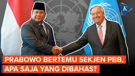 Momen Prabowo Bertemu Sekjen PBB, Apa Saja yang Dibahas?