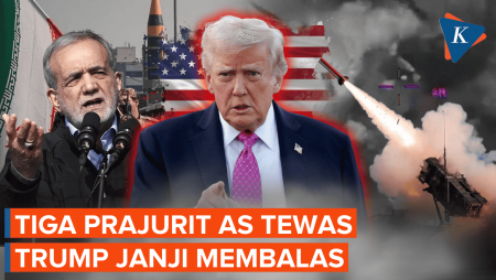 Trump Janji Balas Kematian Tiga Prajurit AS, Iran Ancam Balas Tewasnya Khamenei