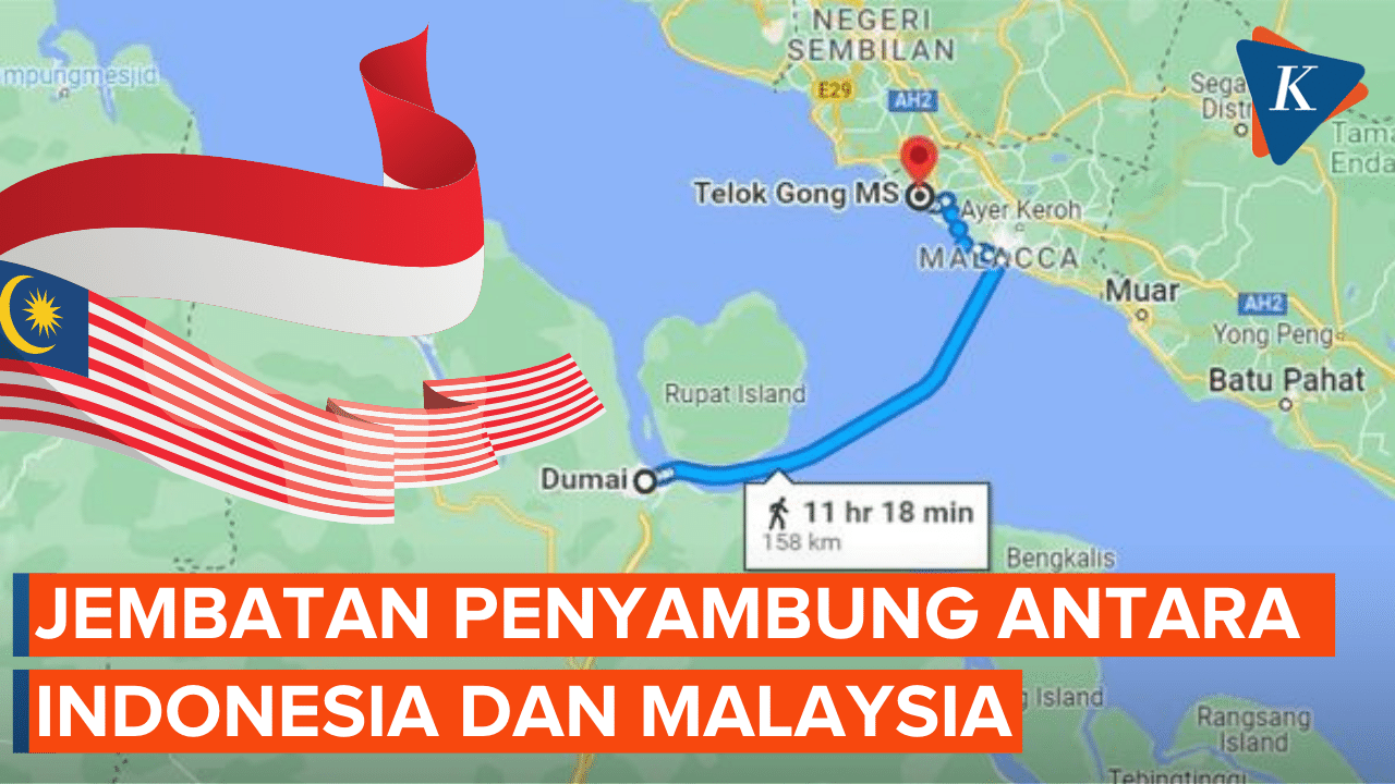Indonesia dan Malaysia Akan Terhubung Jembatan dari Sumatera