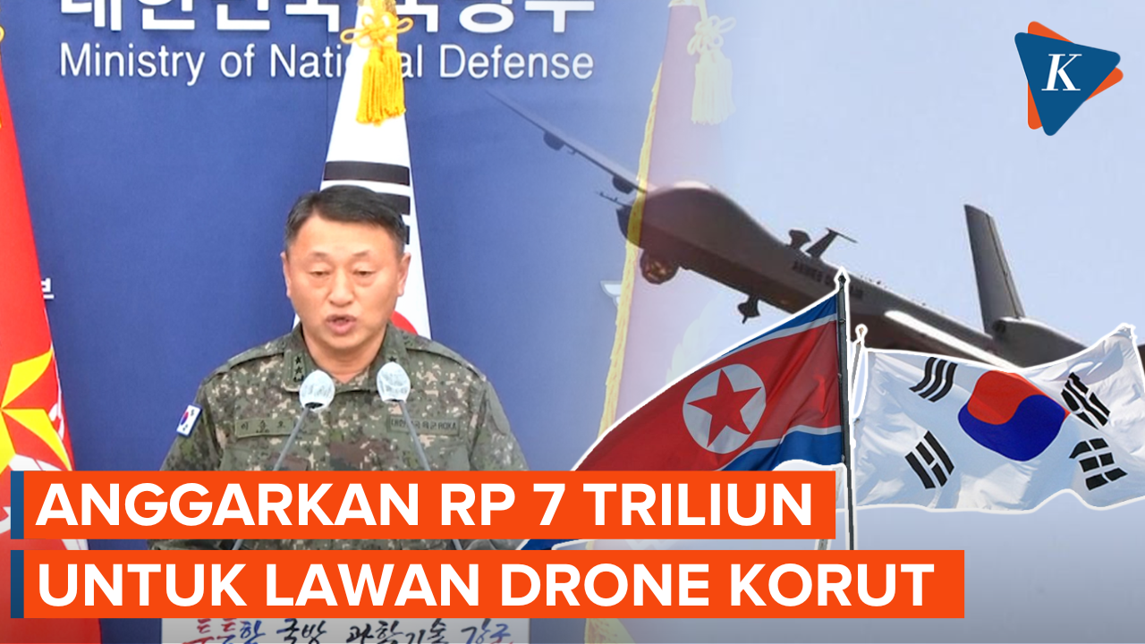 Drone Korea Utara Melintasi Perbatasan, Korea Selatan Anggarkan Rp 7 triliun untuk Senjata Anti Dron