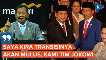 Prabowo Yakin Transisi Pemerintahan Bakal Mulus, 