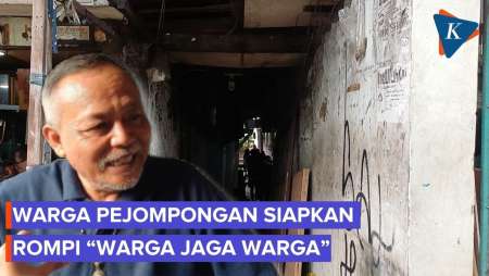 Warga Pejompongan Siapkan Gerbang dan Rompi “Warga Jaga Warga”