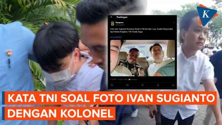 Viral Foto Ivan Sugianto dengan Kolonel, TNI: Hanya Teman, Bukan Beking