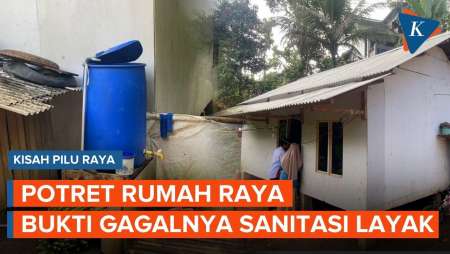 Kondisi Rumah Raya, Berdampingan dengan Kandang Ayam-Kambing Tanpa MCK