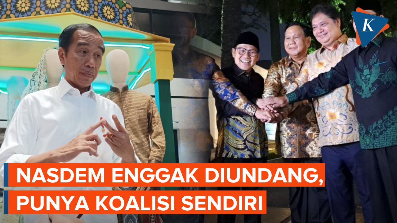 Jokowi Ungkap Alasan Tak Undang Nasdem Kumpul di Istana