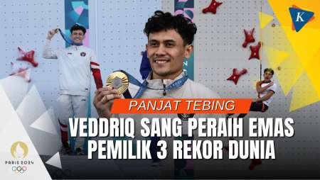 Veddriq Leonardo Pemilik 3 Rekor Dunia, Sumbang Emas Pertama Olimpiade Paris