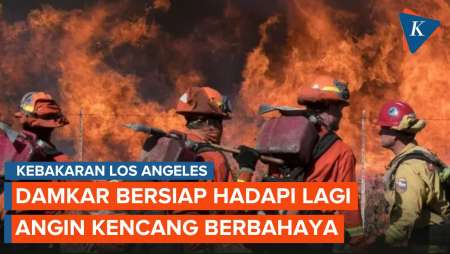 Damkar Los Angeles Bersiap Hadapi Angin Berbahaya “Terakhir”