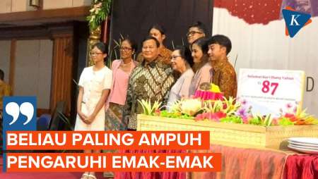 Cerita Prabowo Didukung Adik Kandung Tien Soeharto pada Pilpres 2024