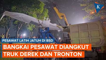 [FULL] Detik-detik Evakuasi Pesawat Latih yang Jatuh di BSD Tangsel