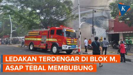 Ledakan Terdengar di Kawasan Blok M Jaksel, Begini Situasinya