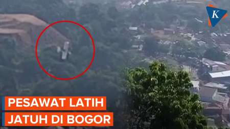 Pesawat Latih Jatuh di Ciampea Bogor, Satu Orang Dikabarkan Tewas