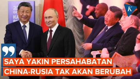 Bertemu Putin di KTT BRICS, Xi Jinping: Persahabatan Abadi China-Rusia Tak Akan Berubah