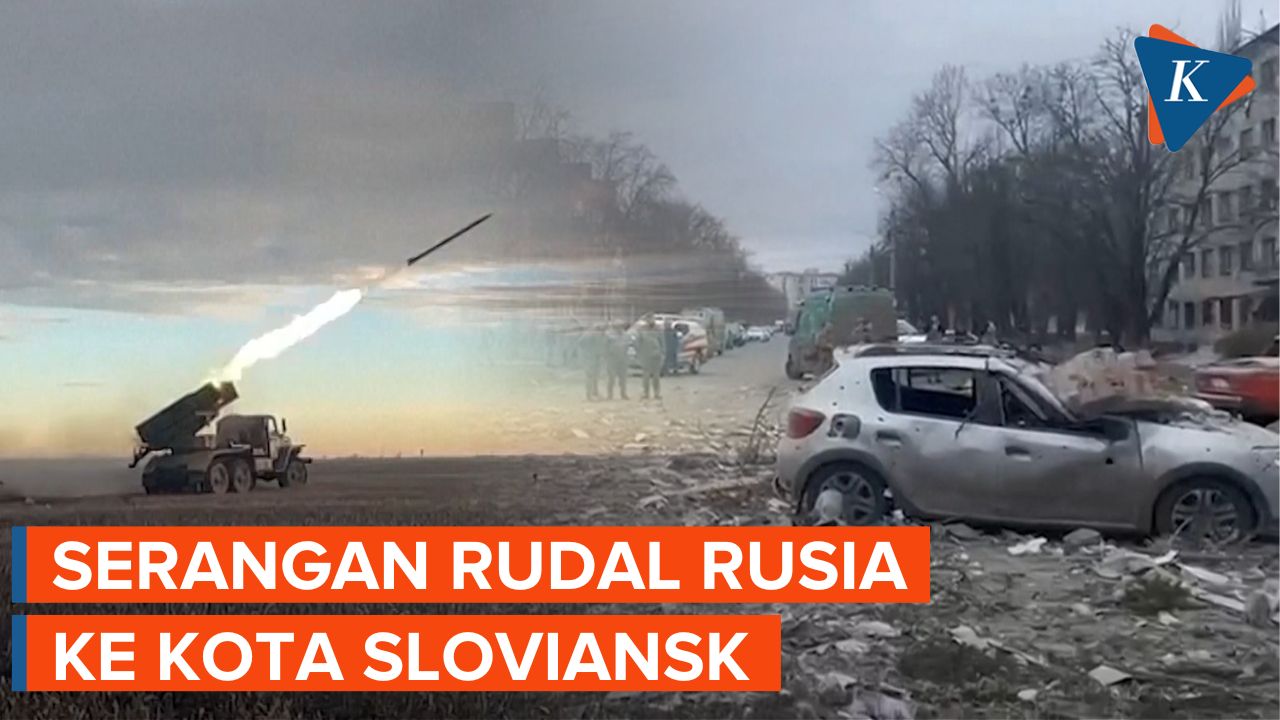Rusia Hantam Kota Sloviansk dengan Tembakan Rudal Jarak Jauh