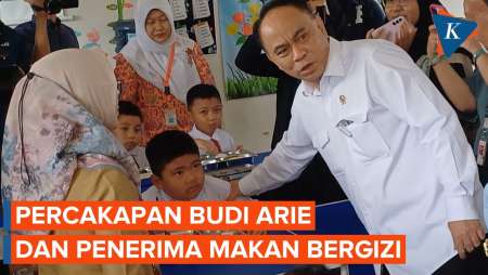 Obrolan Budi Arie dan Siswa Penerima Makan Bergizi Gratis