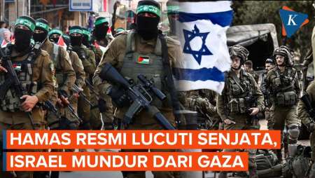 Hamas Resmi Letakkan Senjata, Israel Mundur Dari Gaza