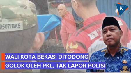 Wali Kota Bekasi Ditodong Golok Saat Penertiban PKL, Tak Merasa Terancam