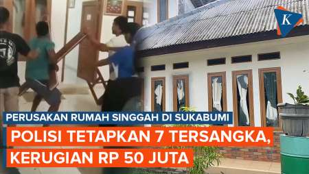 7 Orang Jadi Tersangka Perusakan Rumah Singgah Retret Pelajar di Sukabumi