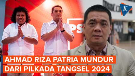 Ahmad Riza Patria Mundur dari Pilkada Tangsel 2024