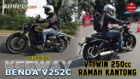 TEST RIDE | Keeway Benda V252C | Cruiser 250cc V-Twin Ramah Kantong