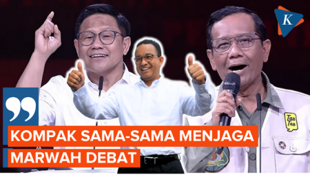 Puji Cak Imin dan Mahfud MD, Anies: Kompak! Sama-sama Menjaga Marwah Debat