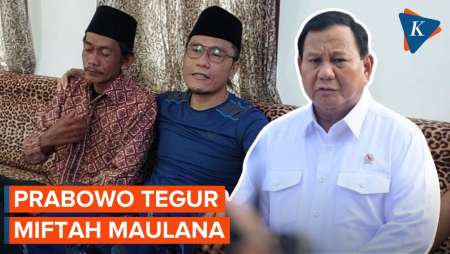 Presiden Prabowo Tegur Miftah Maulana