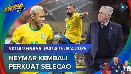 Daftar Skuad Brasil Di Piala Dunia 2026, Neymar Kembali!