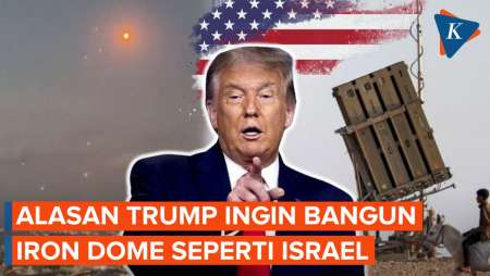 Alasan Trump Tiru Israel Mau Pasang Iron Dome di Amerika