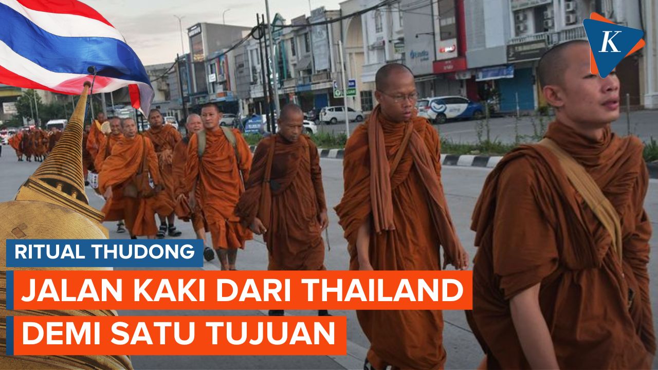 Menggali Tujuan Para Biksu Lakukan Ritual Thudong 