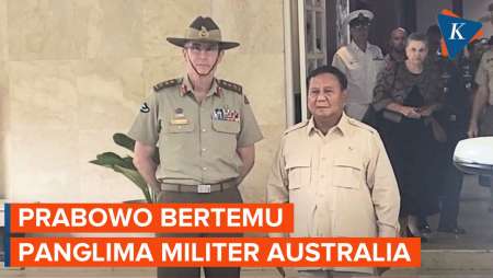 Prabowo Terima Kunjungan Panglima Australia, Bahas Apa?