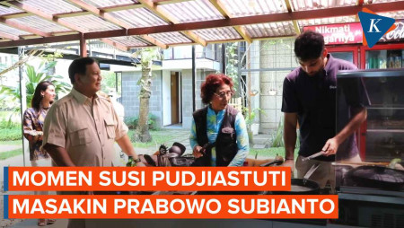 Kala Prabowo Bergurau Takut Ditenggelamkan jika Tak Icipi Masakan Susi Pudjiastuti