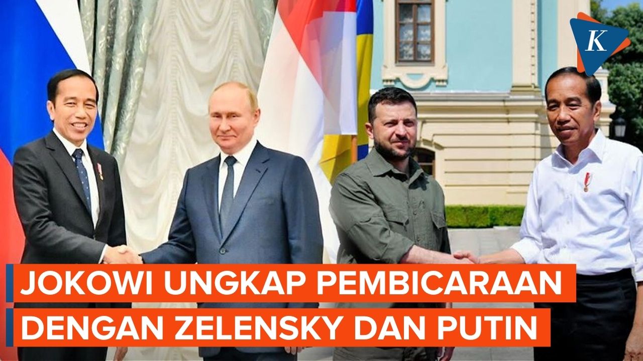Jokowi Cerita Pembicaraan dengan Zelensky dan Putin soal Stok Gandum