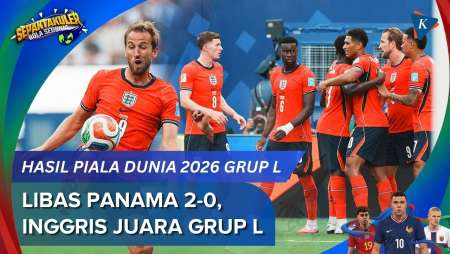 Hasil Panama Vs Inggris 0-2, Gol Bellingham Dan Kane Bawa Tiga Singa Juara Grup L