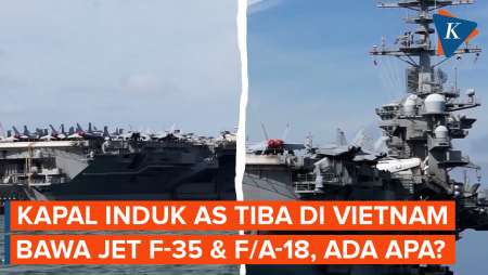 Kapal Induk AS USS George Washington Merapat ke Vietnam Bawa Jet F-35, Ada Apa?