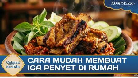 Opsi Menu Bukber Keluarga, Resep Iga Penyet Dan Sambalnya