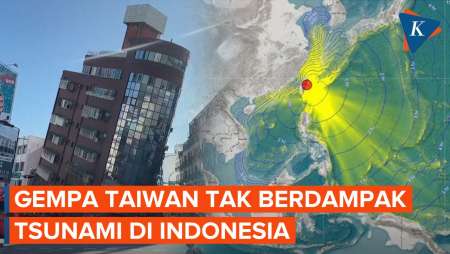 BMKG Pastikan Gempa Taiwan Tidak Berdampak ke Indonesia