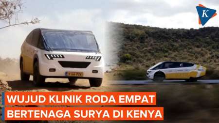 Wujud Klinik Berjalan Bertenaga Surya, Pakai Mobil Futuristik Jangkau Daerah Terpencil di Kenya