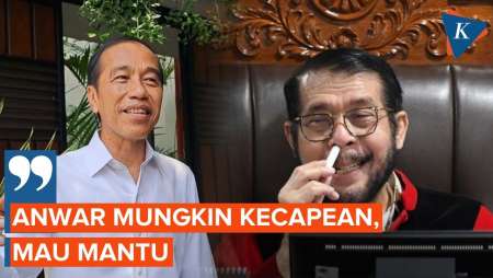 Jokowi Sebut Anwar Usman Sakit karena Kelelahan Mau Mantu