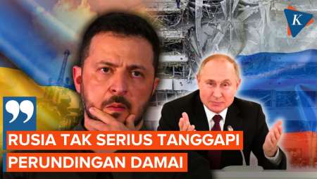 Putin Absen, Zelensky Sebut Rusia Tak Serius Negosiasi Damai