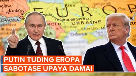 Putin Tuding Eropa Halangi Upaya Damai Dengan Ukraina