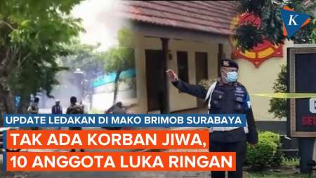 Update Ledakan di Mako Brimob Jatim: 10 Anggota Alami Luka Ringan