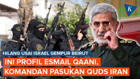 Sosok Esmail Qaani, Komandan Pasukan Quds Iran yang Hilang Usai Serangan Israel di Beirut