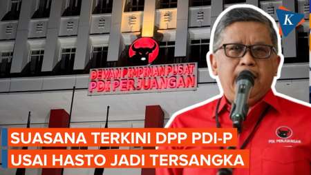 Situasi di DPP PDI-P Usai Hasto Kristiyanto Ditetapkan Tersangka