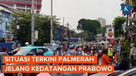 Prabowo Bakal Resmikan SPPG Polri, Ini Situasi Jalan Palmerah Barat