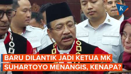 Menangis Usai Jadi Ketua MK, Suhartoyo: Khawatir Tak Bisa Penuhi Ekspektasi Masyarakat