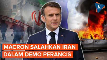 Salahkan Perang Iran, Macron: Demo Perancis Kami Yang Menanggung Dampaknya