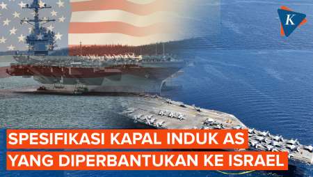 Kehebatan Kapal Induk USS Gerald Ford yang Dikirim AS untuk Bantu Israel